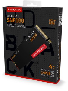 Dysk SSD SanDisk SN8100 4TB M.2 2280 PCI-E x4 Gen5 NVMe (WDS400T1X0M) 6