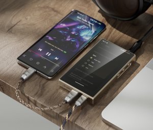 FiiO  Przenośny odtwarzacz audio M21 Titanium gold 11