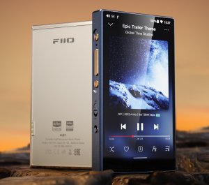 FiiO  Przenośny odtwarzacz audio M21 Titanium gold 4