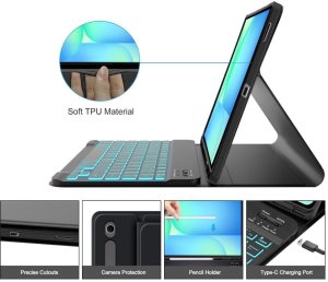 4kom.pl TECH-PROTECT SC PEN + KEYBOARD GALAXY TAB S10 FE+ PLUS 13.1 X620 / X626B BLACK 4