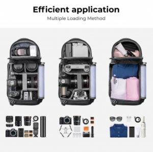 Plecak fotograficzny K&F Concept Beta Messenger 10 l - czarny 5