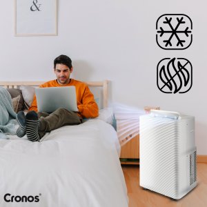 Klimatyzator Cronos Klimatyzator przenośny cichy OL-BKY35-A015C 3,5kW Pilot i akcesoria 4