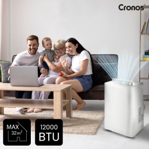 Klimatyzator Cronos Klimatyzator przenośny cichy OL-BKY35-A015C 3,5kW Pilot i akcesoria 5