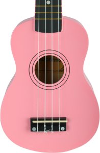 SUPRIMO UK21 SET PK ukulele sopranowe 21"" różowe 8