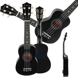 SUPRIMO UK21 BK ukulele sopranowe 21"" czarne drewn 3