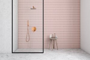 Zestaw prysznicowy Invena zestaw prysznicowy podtynkowy z deszczownicą Glamour, miedź BS-02-014-V 5