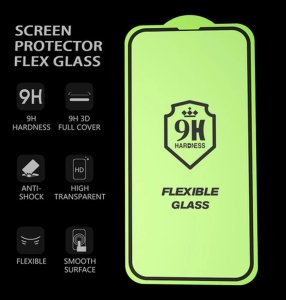 Szkło hybrydowe Bestsuit Flexible 5D Full Glue do Xiaomi 15 Ultra czarny (Hot Bending) 7