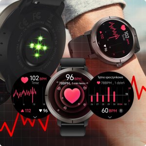 SMARTWATCH ZEGAREK Z GPS MENU PL ROZMOWY SPORT PULS IP68 SMART WATCH AMOLED 11
