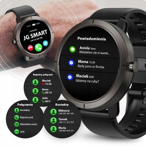 SMARTWATCH DAMSKI Z GPS POLSKIE MENU AMOLED ROZMOWY PULS SPORT WODOODPORNY 13