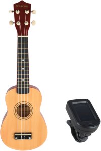 LUNA GUITARS SUPRIMO UK21 SET NW ukulele sopranowe 21" naturalny 5