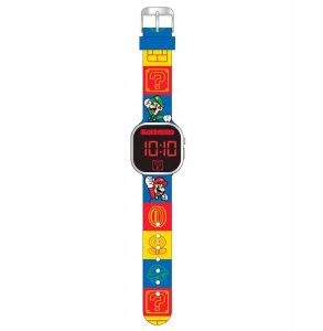 Kids Euroswan Zegarek cyfrowy LED z kalendarzem Super Mario GSM4236 2