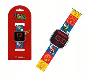 Kids Euroswan Zegarek cyfrowy LED z kalendarzem Super Mario GSM4236 3