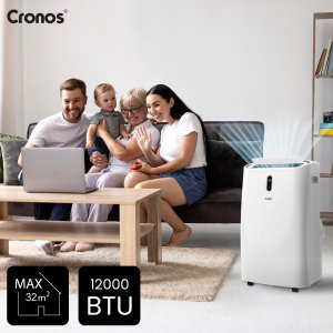 Klimatyzator Cronos Klimatyzator przenośny cichy OL-BKY47-A012B 4,7kW Pilot i akcesoria 3