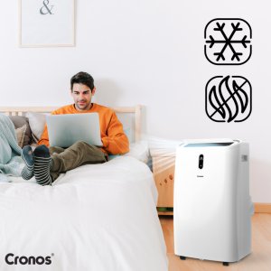 Klimatyzator Cronos Klimatyzator przenośny cichy OL-BKY47-A012B 4,7kW Pilot i akcesoria 4