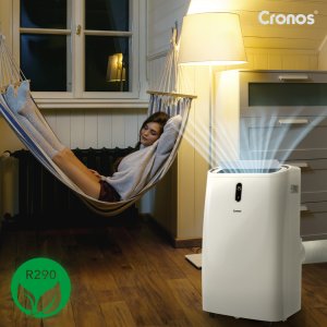 Klimatyzator Cronos Klimatyzator przenośny cichy OL-BKY47-A012B 4,7kW Pilot i akcesoria 7