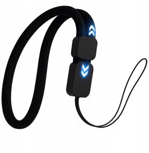 Smycz Do Telefonu Uchwyt Zawieszka Na Nadgarstek Czarna Uniwersalna 22cm 5