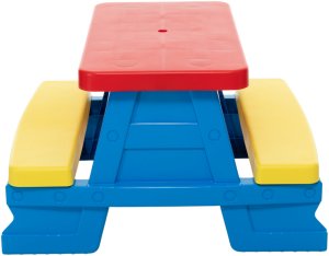 Zestaw Stolik Ogrodowy z Ławeczkami Dla Dzieci Dorex Niebieski 3