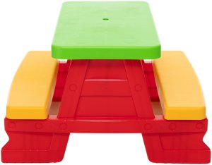 Kadax Zestaw Stolik Ogrodowy z Ławeczkami Dla Dzieci Dorex Czerwony 3