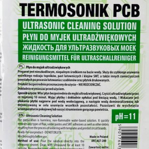 PŁYN DO MYJEK ULTRADŹWIĘKOWYCH TERMOSONIK-PCB/1000 KANISTER METALOWY 1000&nbsp;ml AG TERMOPASTY 2