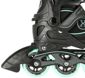 Łyżworolki NA11008 Nils Extreme czarno-miętowe 35-38 6