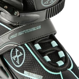 Łyżworolki NA11008 Nils Extreme czarno-miętowe 35-38 9