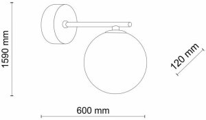 Kinkiet Wickwick Ltd Kinkiet ESTERA BLACK 4777 TK Lighting 3