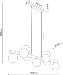 Lampa wisząca TKKRYWULT Lampa wisząca ESTERA WOOD 5906 TK Lighting 6