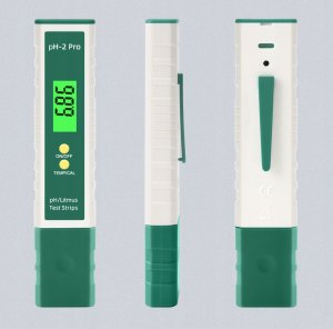 PrimeGarden MIERNIK PH WODY Z PRZYCISKAMI ZIELONY pH-2Pro 11
