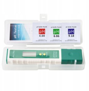 PrimeGarden MIERNIK PH WODY Z PRZYCISKAMI ZIELONY pH-2Pro 10
