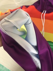Guirca Bluza TĘCZOWA LGBT Tęcza z Kapturem Poliestrowa XL 6