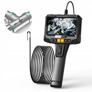ENDOSKOP INSPEKCYJNY OBROTOWY 360 LED EKRAN 32GB SD IP67 1m KAMERA 3.9mm 2