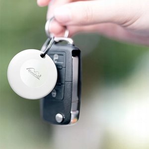 Moduł GPS etumi Lokalizator GPS Mini Do Kluczy Auta Kota Roweru Psa Biały Android Etui 3