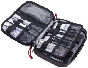 Troika TROIKA BUSINESS TECH POUCH organizer Poliester Czarny, Szary 2