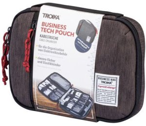 Troika TROIKA BUSINESS TECH POUCH organizer Poliester Czarny, Szary 3