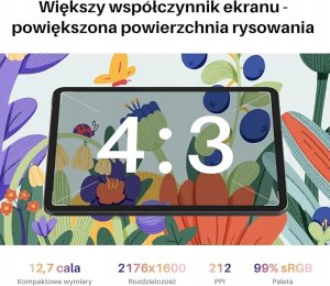 Tablet graficzny Huion Tablet graficzny Huion Kamvas Slate 13 12,7" 2K Rysik H-Pencil Android 14 2