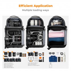 Plecak fotograficzny K&F Concept Urban Wander U02 10 l - czarny 7