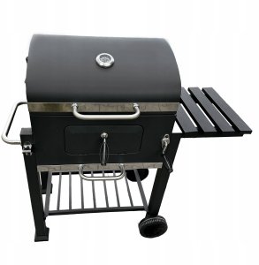 4iQ Group Duży Grill węglowy żeliwny ruszt 113,5x50x107 cm 12