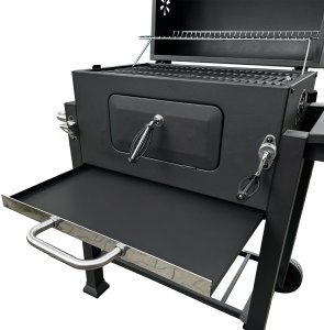 4iQ Group Duży Grill węglowy żeliwny ruszt 113,5x50x107 cm 13
