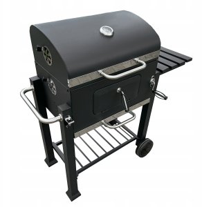 4iQ Group Duży Grill węglowy żeliwny ruszt 113,5x50x107 cm 7