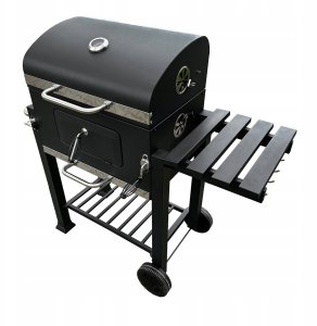 4iQ Group Duży Grill węglowy żeliwny ruszt 113,5x50x107 cm 9