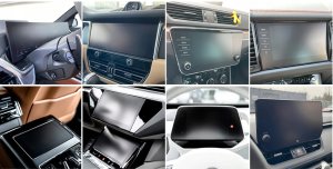 Radio samochodowe GrizzGlass Folia matowa CarDisplay Protection do radia samochodowego Android BMW 2 F22 F23 10,25" 2013-2021 5
