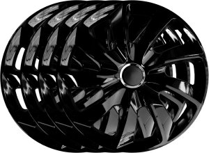 Kołpak NRM Komplet kołpaków uniwersalnych Stig Black ring 16 cali 3