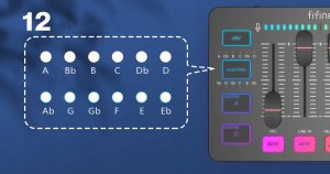 Fifine Mikser Sound Card SC3W biały USB z RGB XLR 2 - kanałowy 6