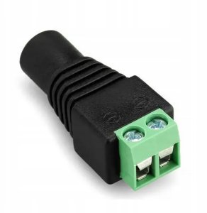 ROSFIX WTYK ŻEŃSKI CCTV 5,5MM / 2,1MM NAPIĘCIE 30V DC 2 AMPERY ZŁĄCZE SRUBY 4