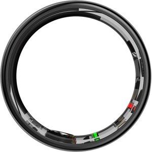 Smartband Powerton Smart RING PRO black, pomiar stresu, tętno, monitorowanie snu, roz. 7, 2