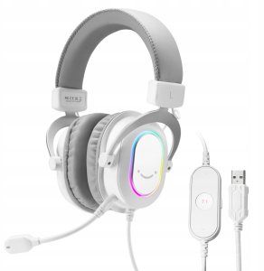 Słuchawki studyjne nauszne FIFINE H6W AmpliGame RGB dźwięk przestrzenny 7.1 2