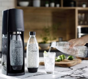 Saturator Sodastream Terra + 2 butelki + gaz Czarny + syrop Pepsi Max 13