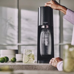 Saturator Sodastream Terra + 2 butelki + gaz Czarny + syrop Pepsi Max 14