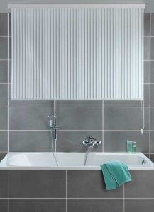 Wenko Zasłona prysznicowa Blind, z paskami, 132 x 240 cm, WENKO 2