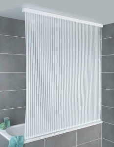 Wenko Zasłona prysznicowa Blind, z paskami, 132 x 240 cm, WENKO 6